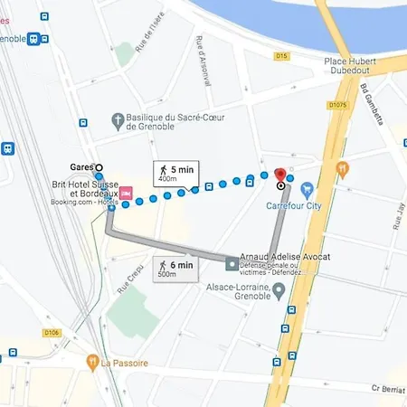 Le Paisible - Gare - Duplex - Garage Prive - Netflix * Grenoble